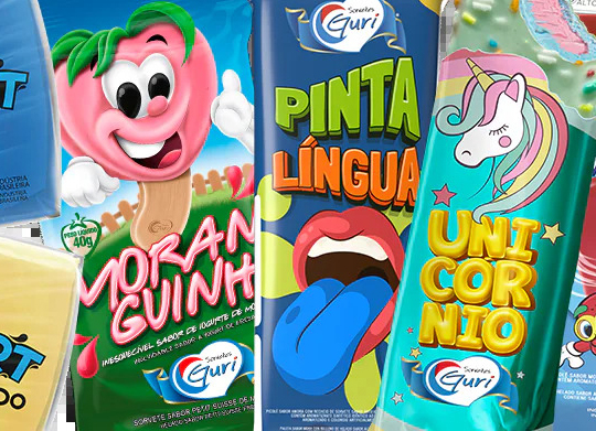 Linha Infantil — Sorvetes Guri